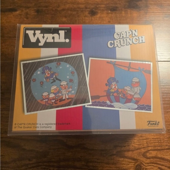 VAULTED Funko VYNL. Limited Ed. CAP'N CRUNCH & JEAN LAFOOTE, In Protector, New - Picture 3 of 3